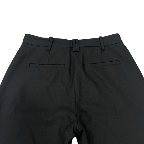 Reformation Dress Pants Black Wool Blend Straight Leg Work Office Minimalist 0 - Picture 5 of 10